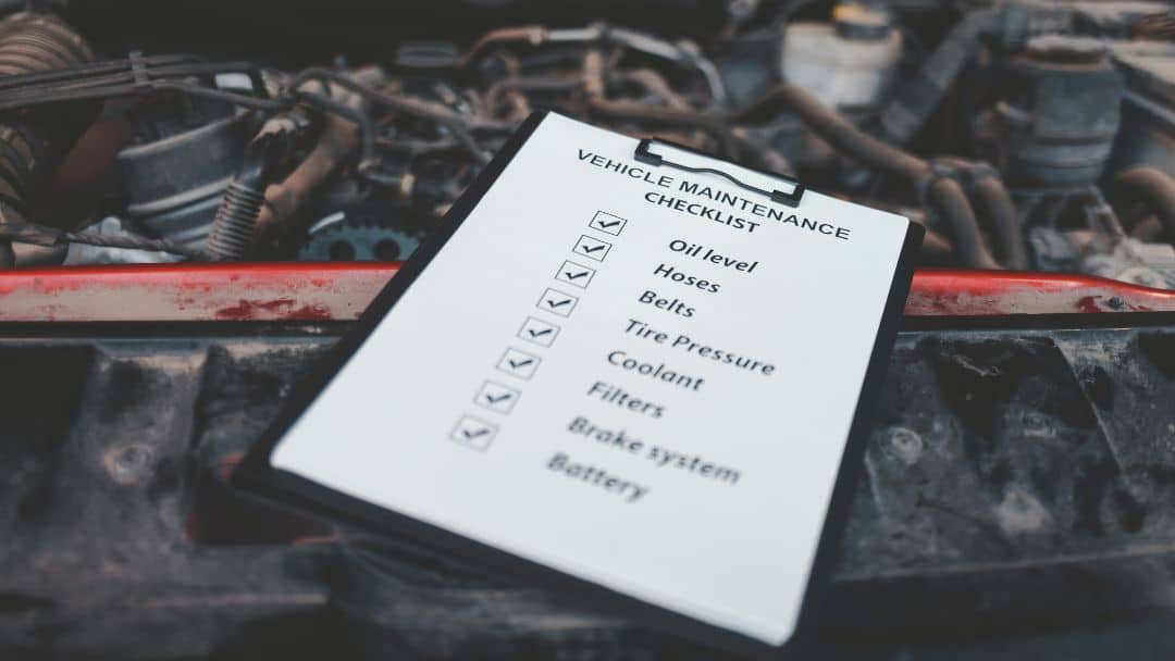 178 new driver safety maintenance checklist